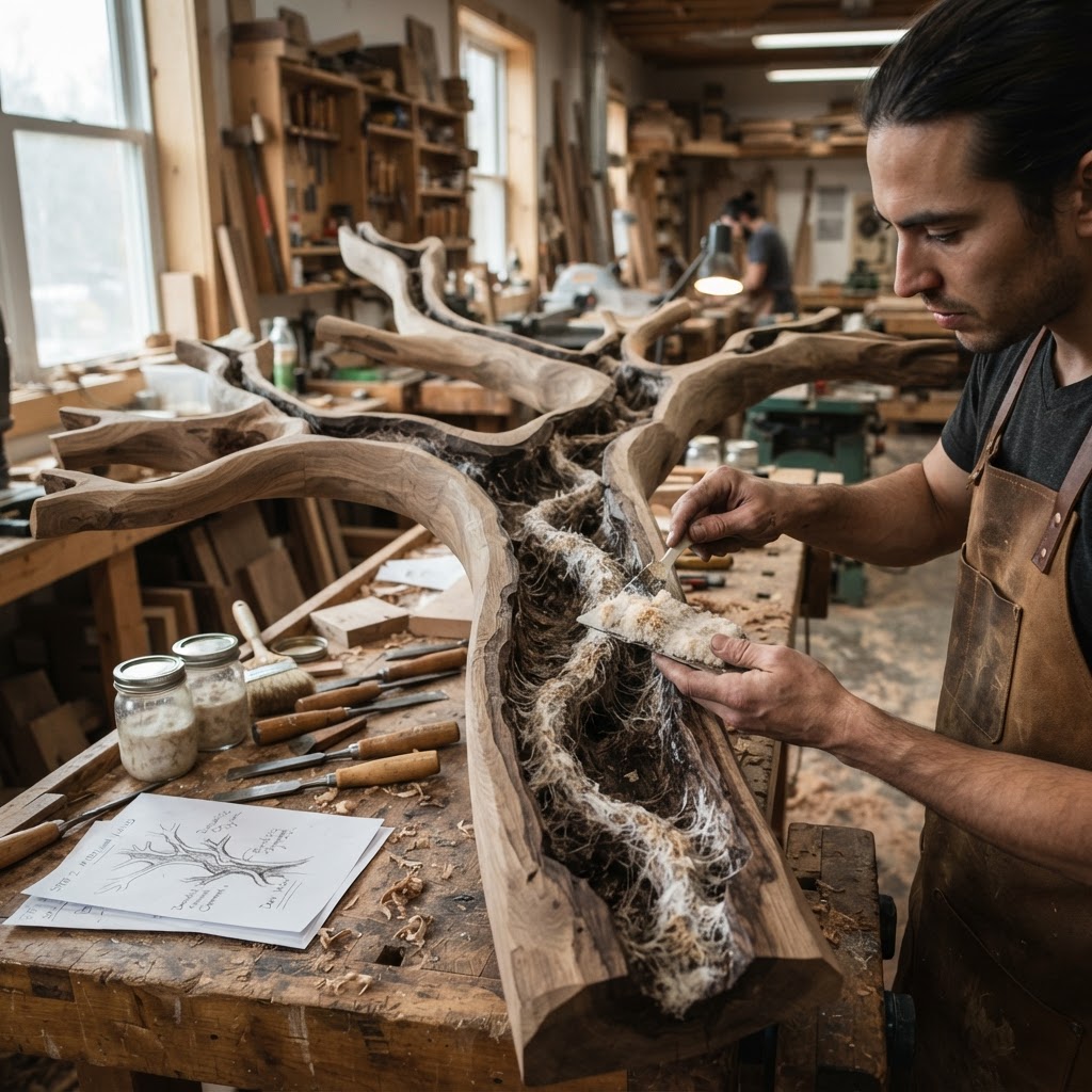Bespoke Treetop Dendritic Mycelium-Infused Phyto-Gaseous Sap-Pulse Canopy Cloud-Sifting Hydration Valet — step 2