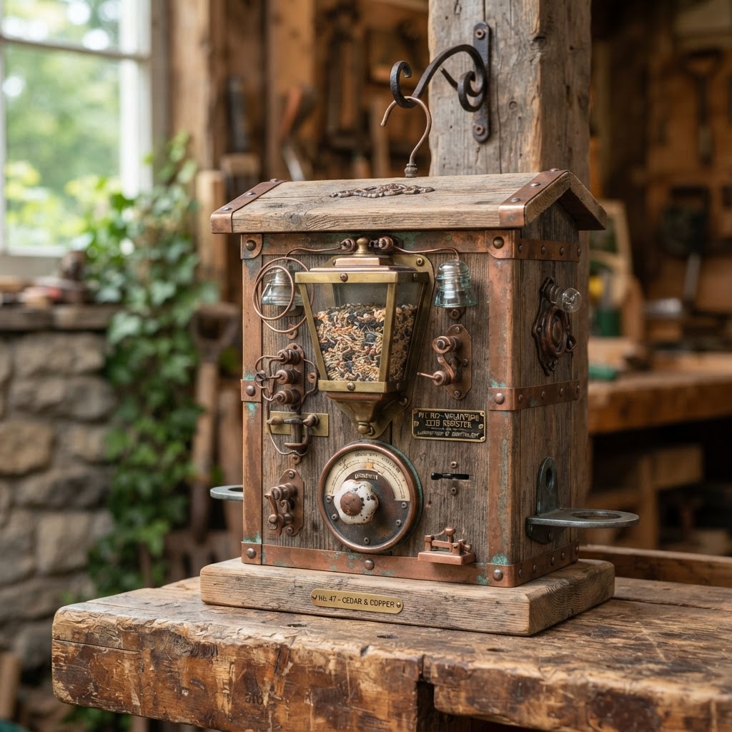 Vintage Patinated Copper Victorian Telegraphic Wheatstone Bridge Seed Resistor