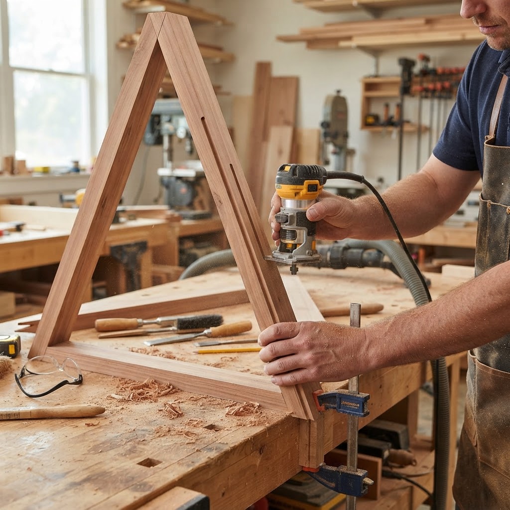 Mid-Century Modern A-Frame Seed Silo — step 2