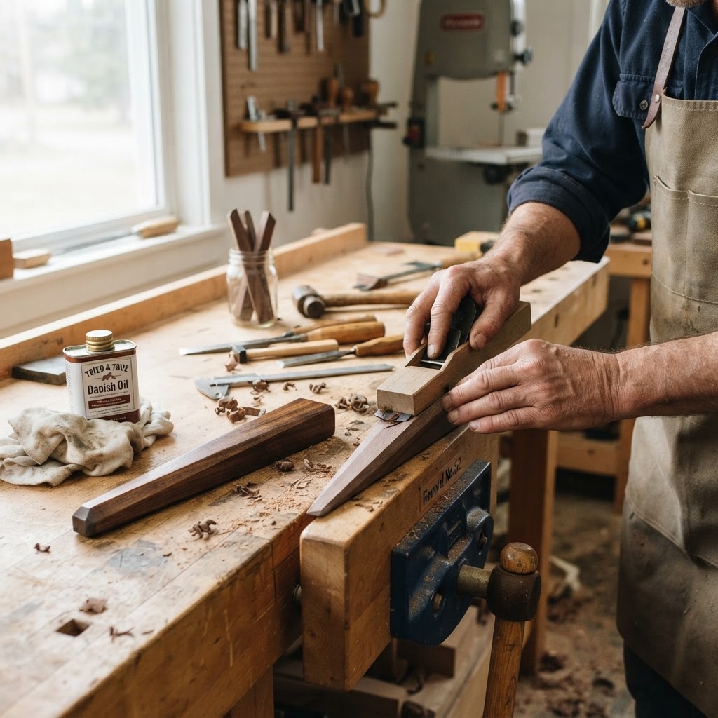 Vintage Patinated Copper Drafting Compass Seed Divider — step 1