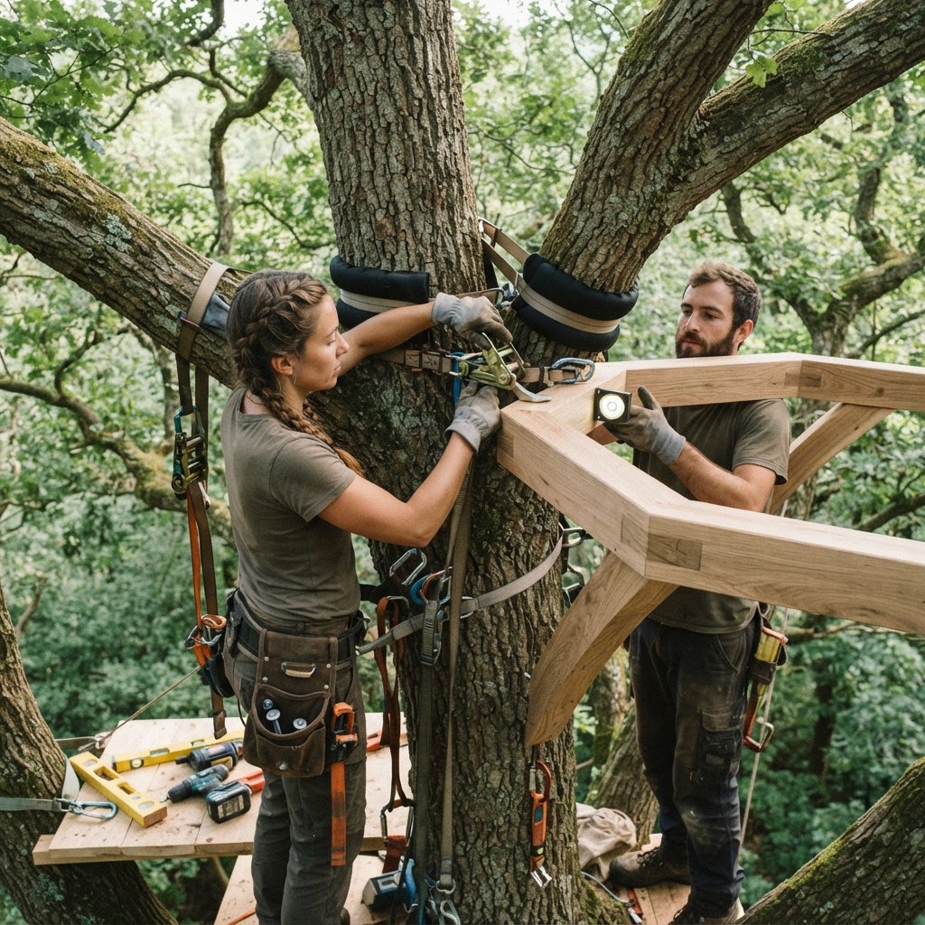 Bespoke Treetop Dendritic Mycelium-Infused Phyto-Cyclonic Sap-Flow Canopy Horizon-Tracing Meditation Plinth — step 1
