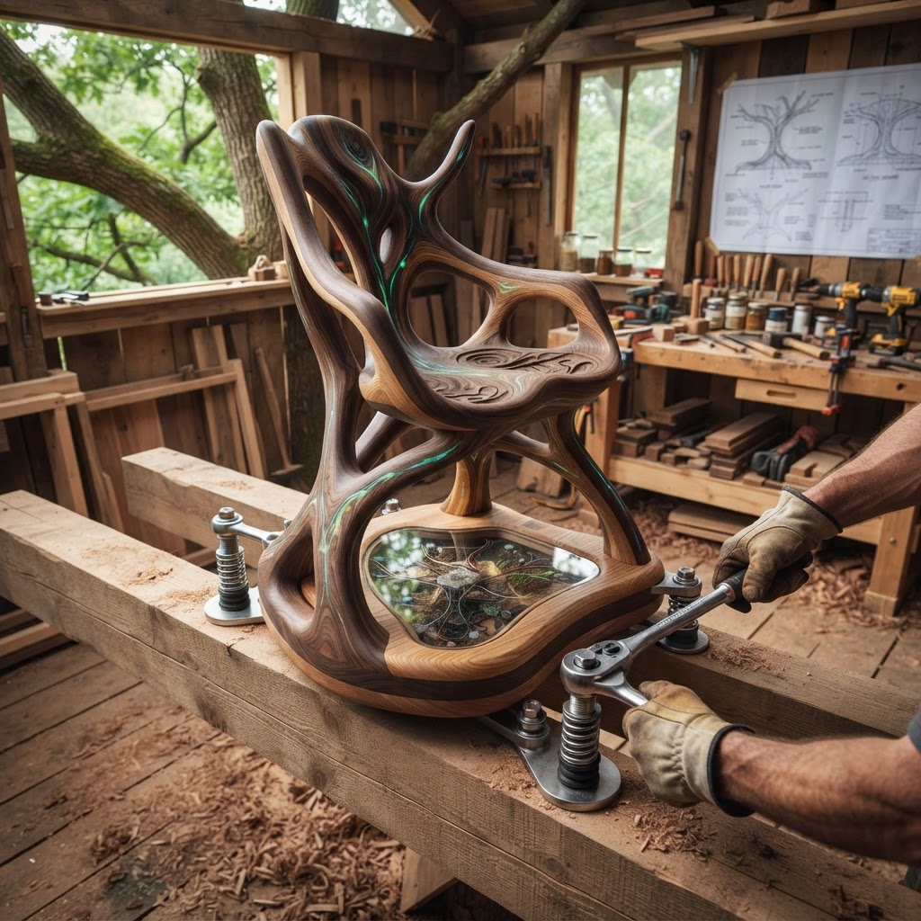 Bespoke Treetop Dendritic Mycelium-Infused Phyto-Kinetic Sap-Flow Canopy Osmosis-Mapping Meditation Plinth — step 4