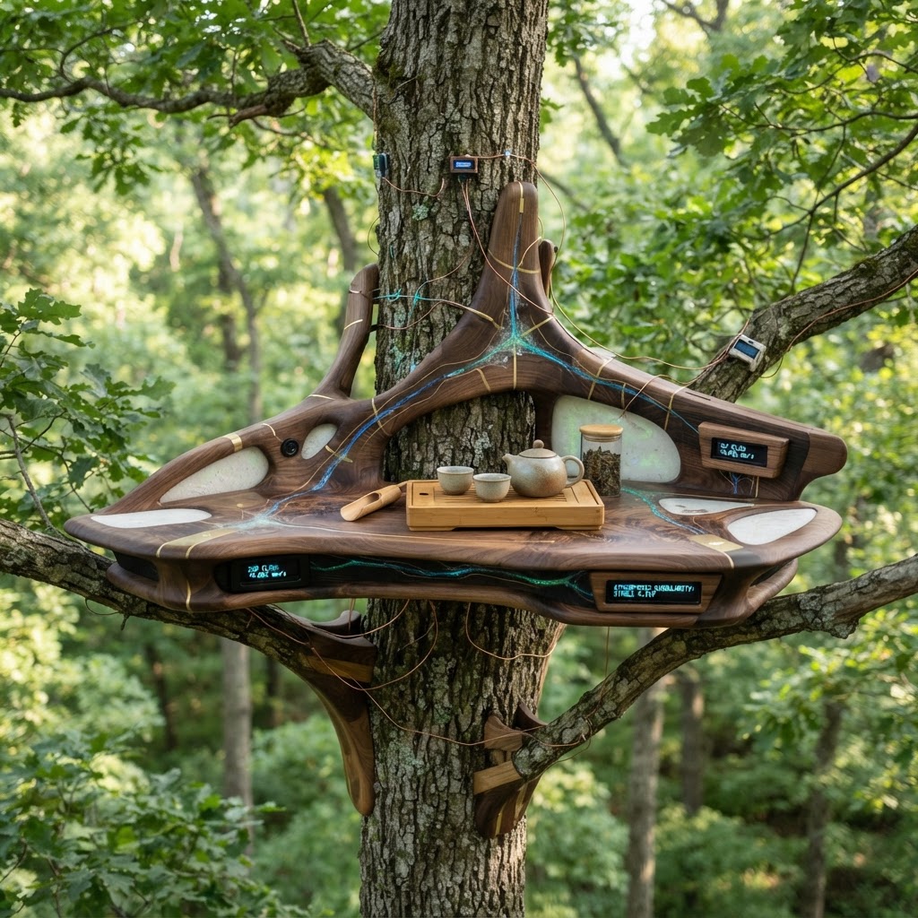 Bespoke Treetop Dendritic Mycelium-Infused Phyto-Quantum Sap-Flow Canopy Singularity-Mapping Tea Valet