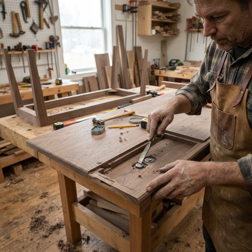Arboreal Ink-Well Writing Desk — step 3