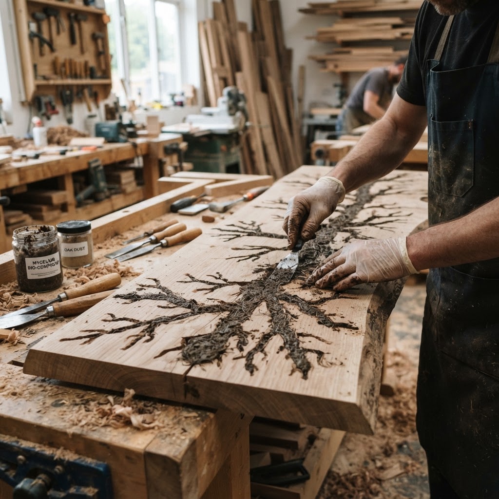 Bespoke Treetop Dendritic Mycelium-Infused Phyto-Ionic Sap-Density Observatory Desk — step 2