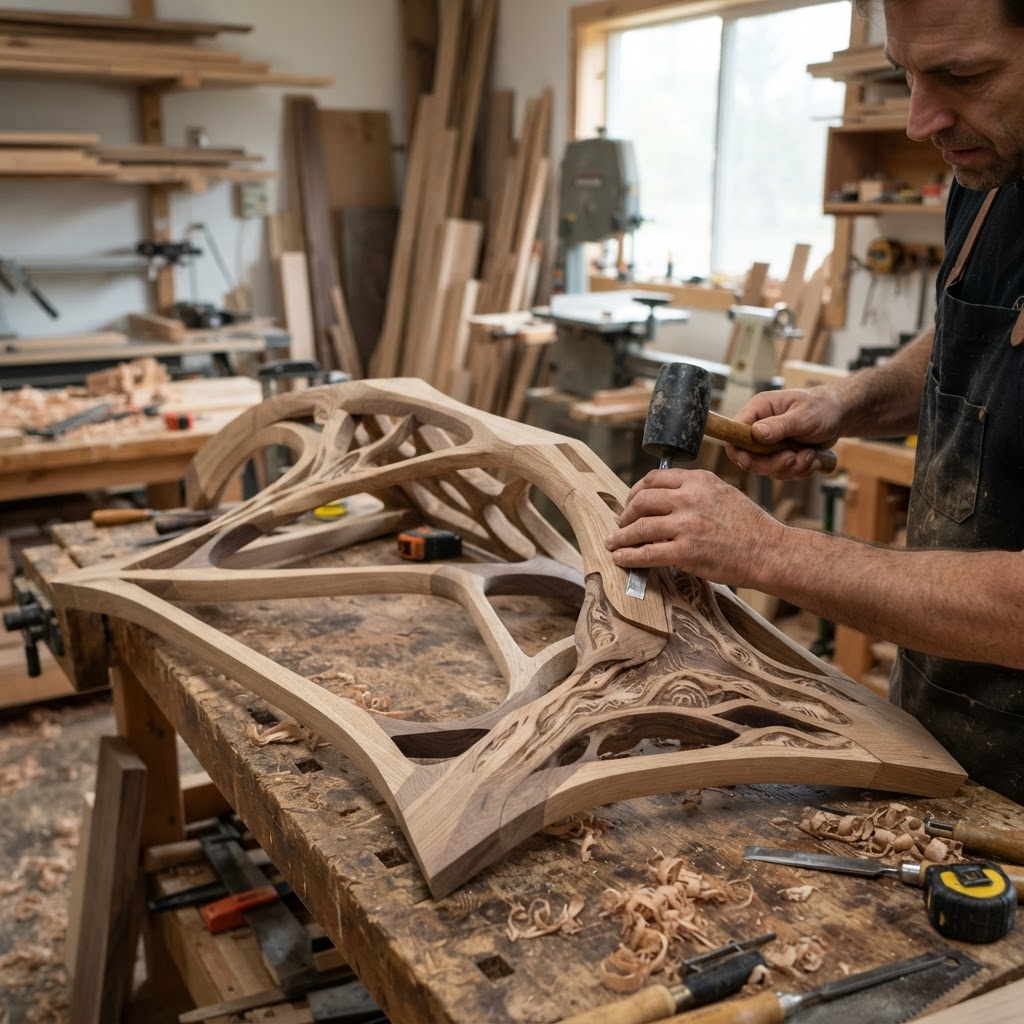 Bespoke Treetop Dendritic Mycelium-Infused Phyto-Oscillatory Sap-Flow Canopy Resonance-Crested Tea Valet — step 1