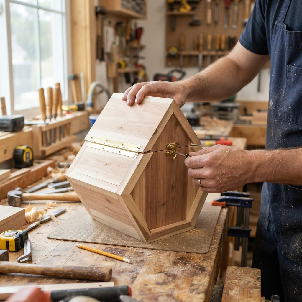 Geometric Prism Suspended Seed Station — step 3