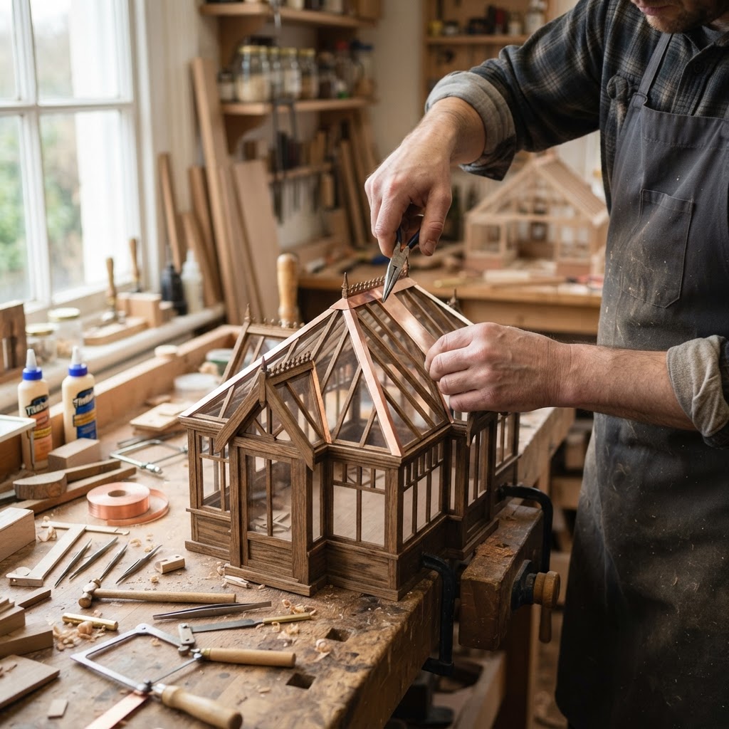 Victorian Miniature Conservatory Seed Pavilion — step 2