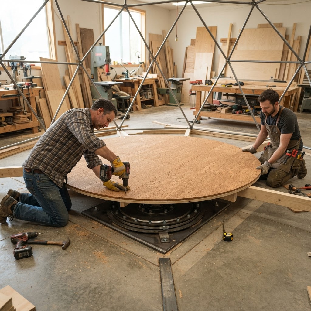 Crystalline Geodesic Canopy Solarium — step 3