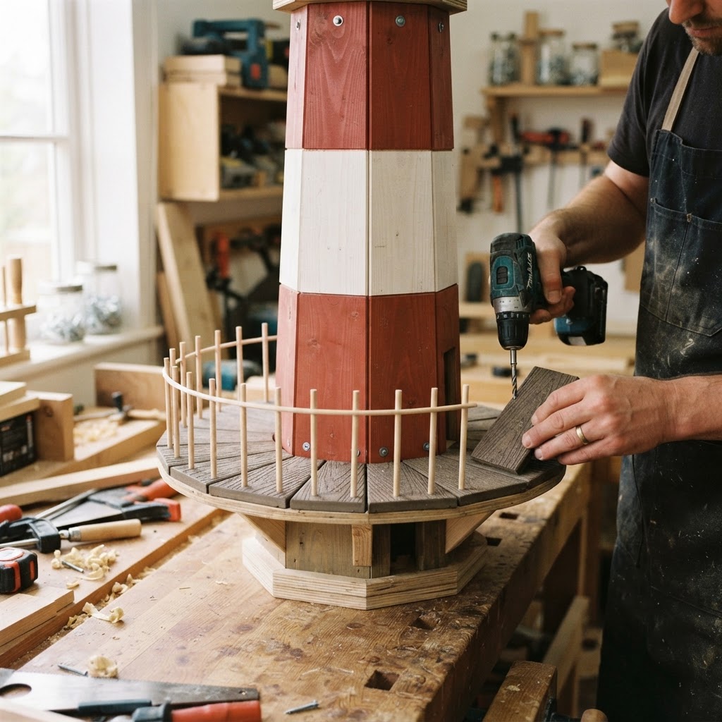 Maritime Lighthouse Beacon Seed Tower — step 3