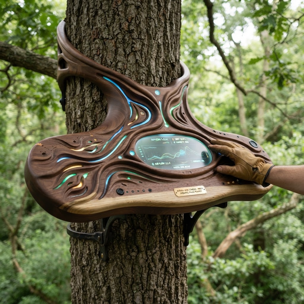 Bespoke Treetop Dendritic Mycelium-Infused Phyto-Luminous Sap-Flow Canopy Aurora-Vane Console