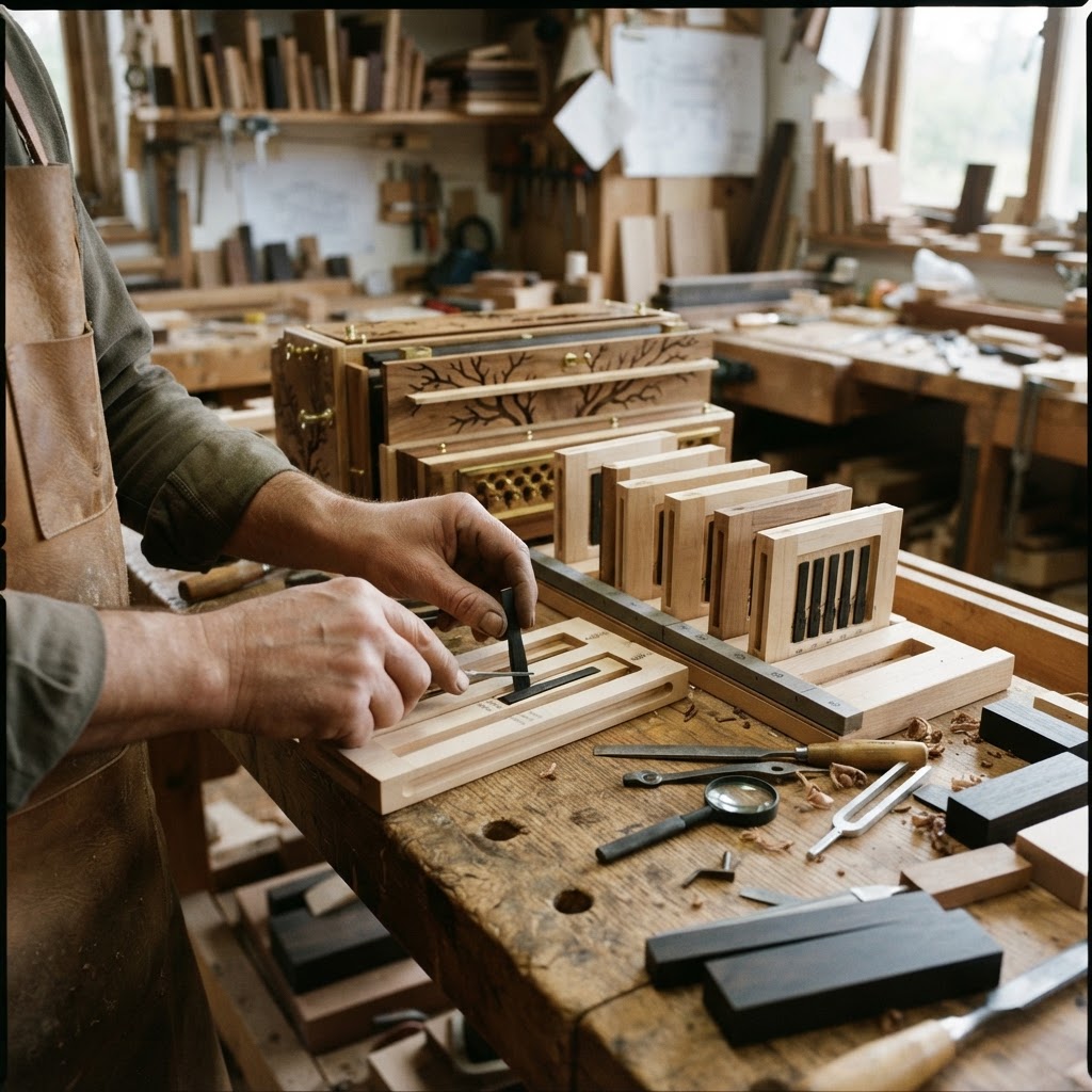 Bespoke Treetop Dendritic Phyto-Acoustic Botanical Harmonium — step 2