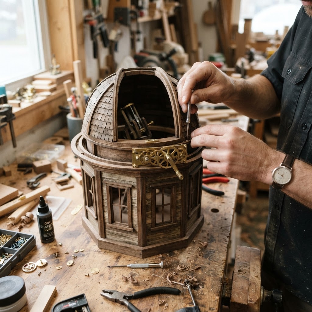 Victorian Miniature Observatory Seed Rotunda — step 3