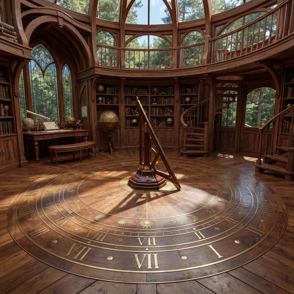 Bespoke Treetop Chronometric Shadow-Dial Study