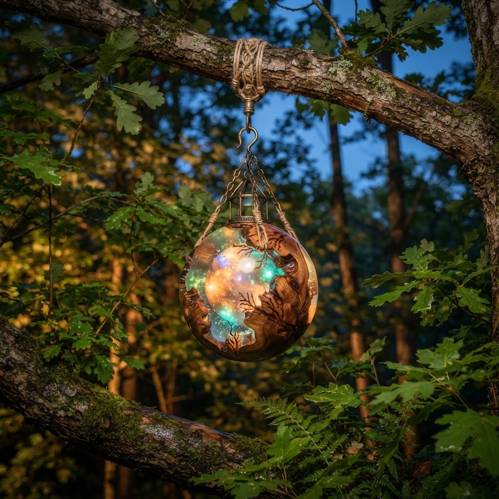 Bespoke Treetop Dendritic Mycelium-Infused Phyto-Aether Sap-Flow Canopy Ethereal-Aura Lumina-Orb