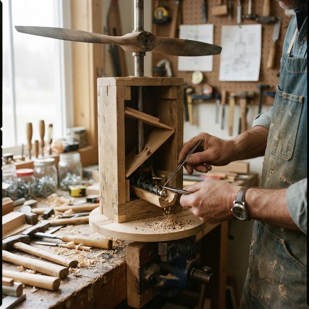 Vintage Aeronautic Propeller Seed Spinner — step 3