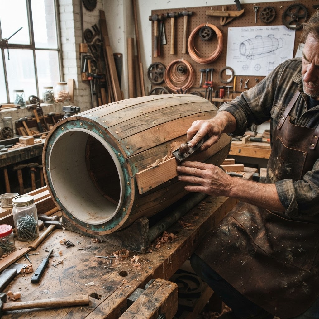 Steampunk Submarine Porthole Seed Chamber — step 1