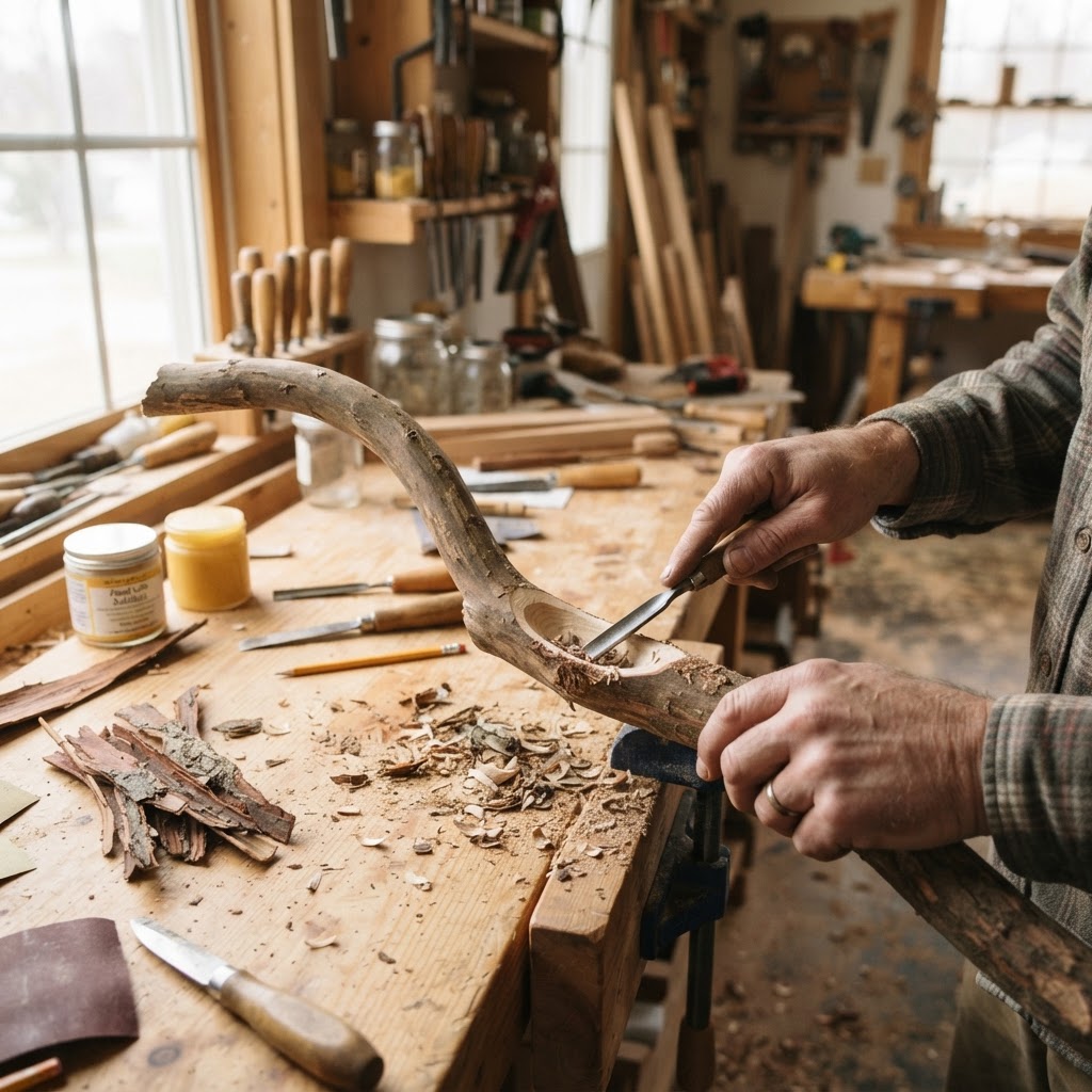 Whispering Willow Branch Bird Perch Feeder — step 1