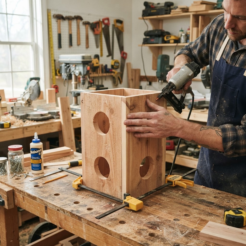 Weather-Vane Clock Tower Seed Cupola — step 1