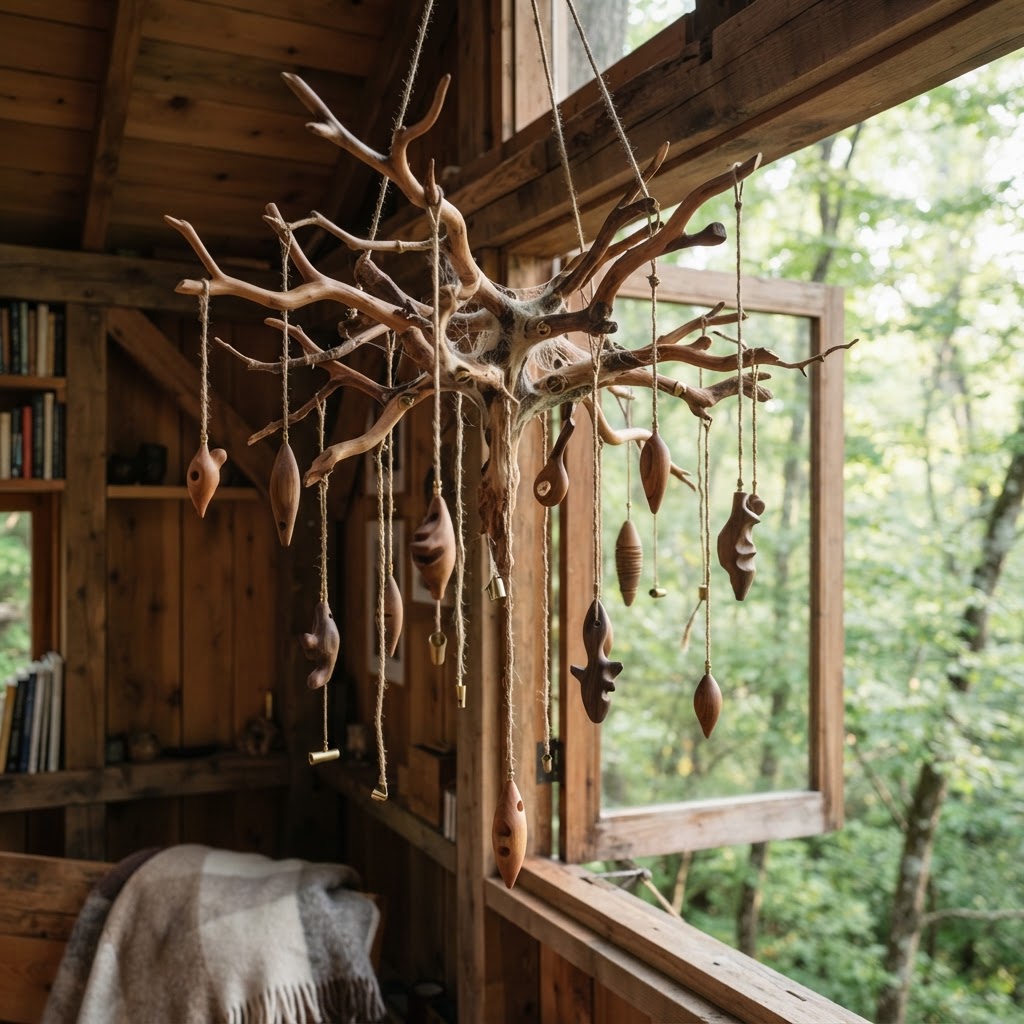 Bespoke Treetop Dendritic Mycelium-Infused Phyto-Acoustic Pollen-Whistle Chime