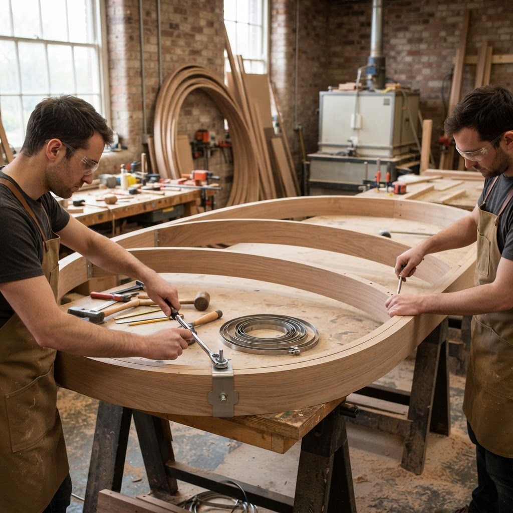 Acoustic Whispering-Gallery Canopy Nest — step 1
