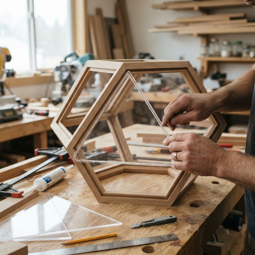 Geometric Prism Suspended Seed Station — step 2