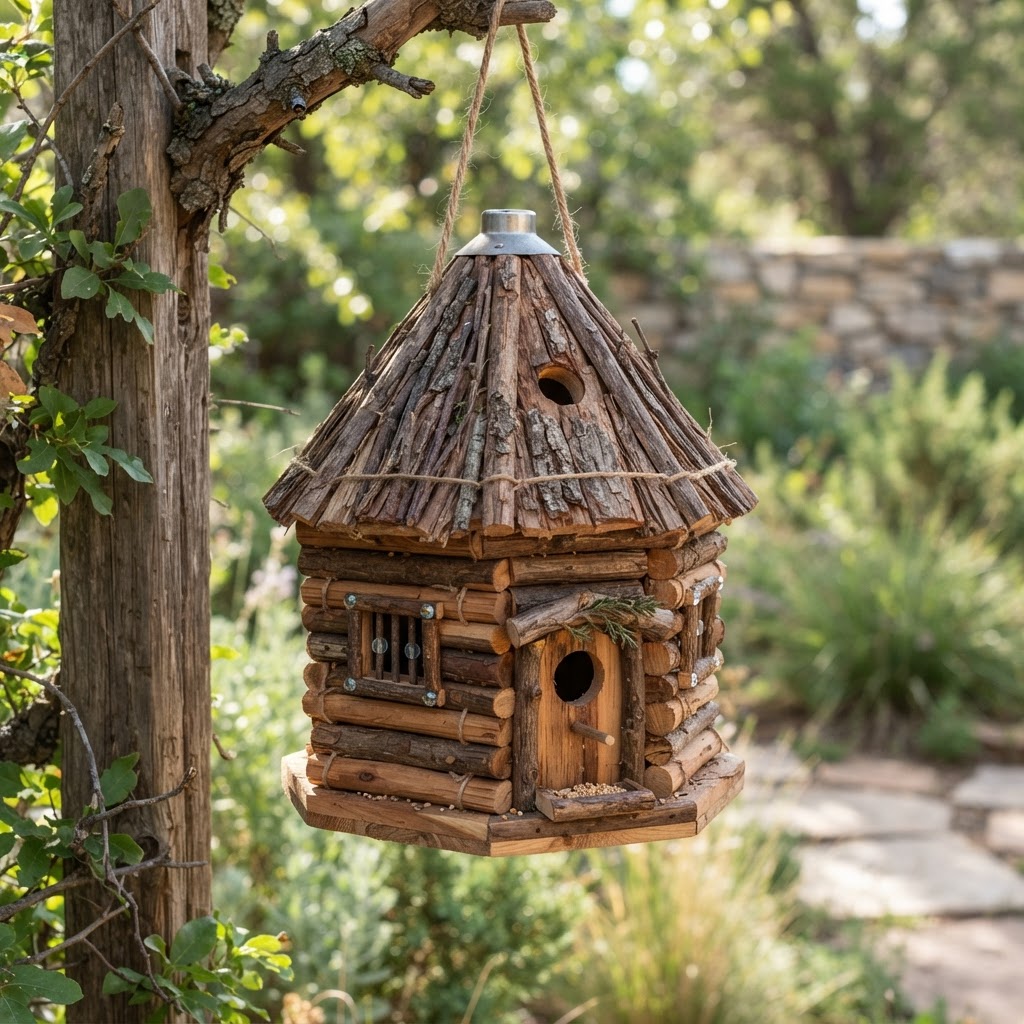 Navajo Hogan Inspired Bird Dwelling