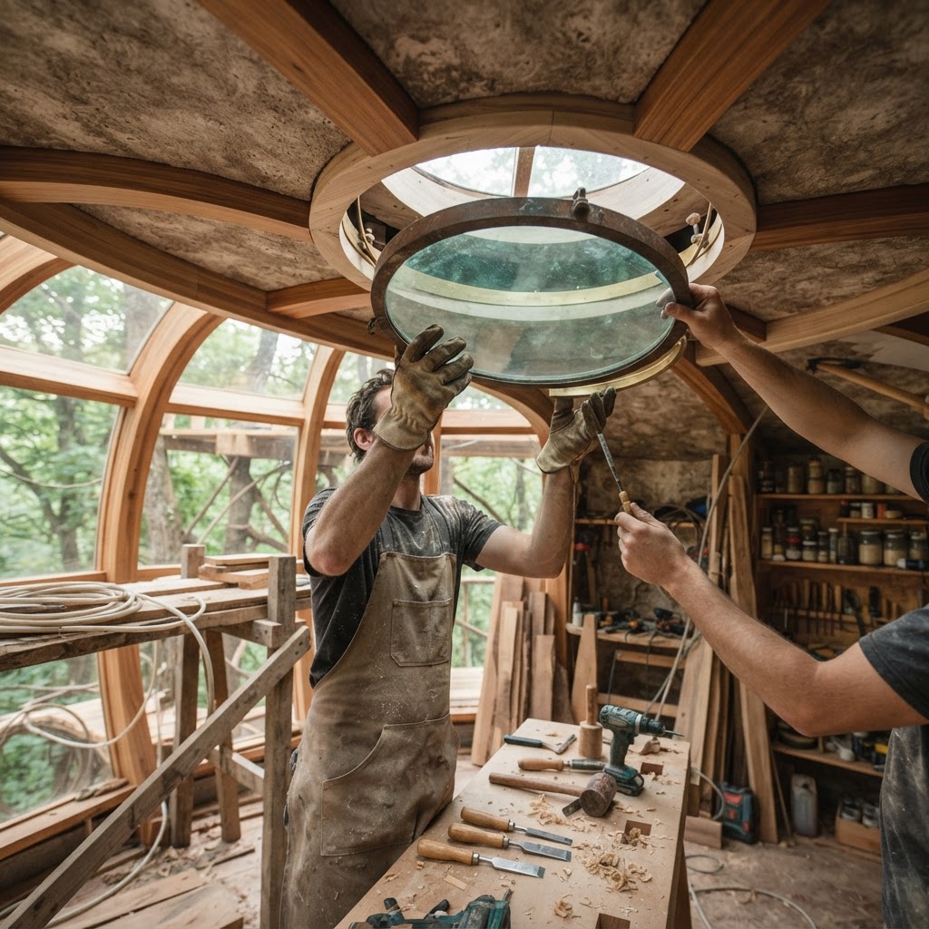 Bespoke Treetop Dendritic Mycelial Phyto-Atmospheric Dew-Collector Observatory — step 4