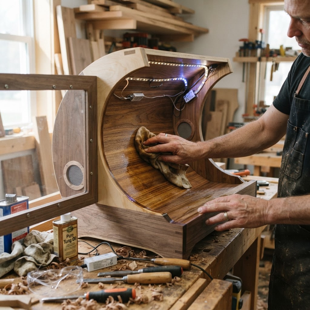 Bespoke Treetop Mycelial Luminescence Incubator — step 4