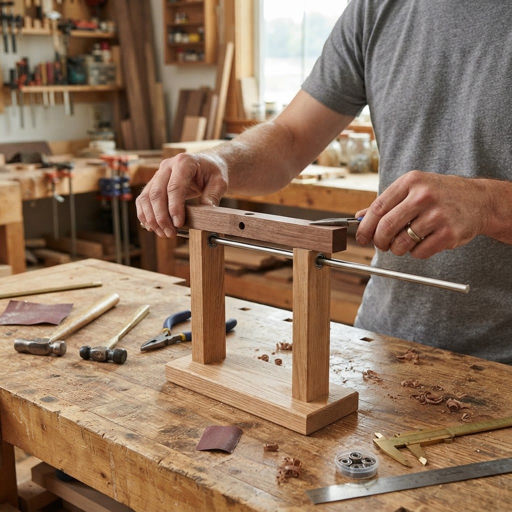 Minimalist Kinetic Balancing Beam Seed Scale — step 1