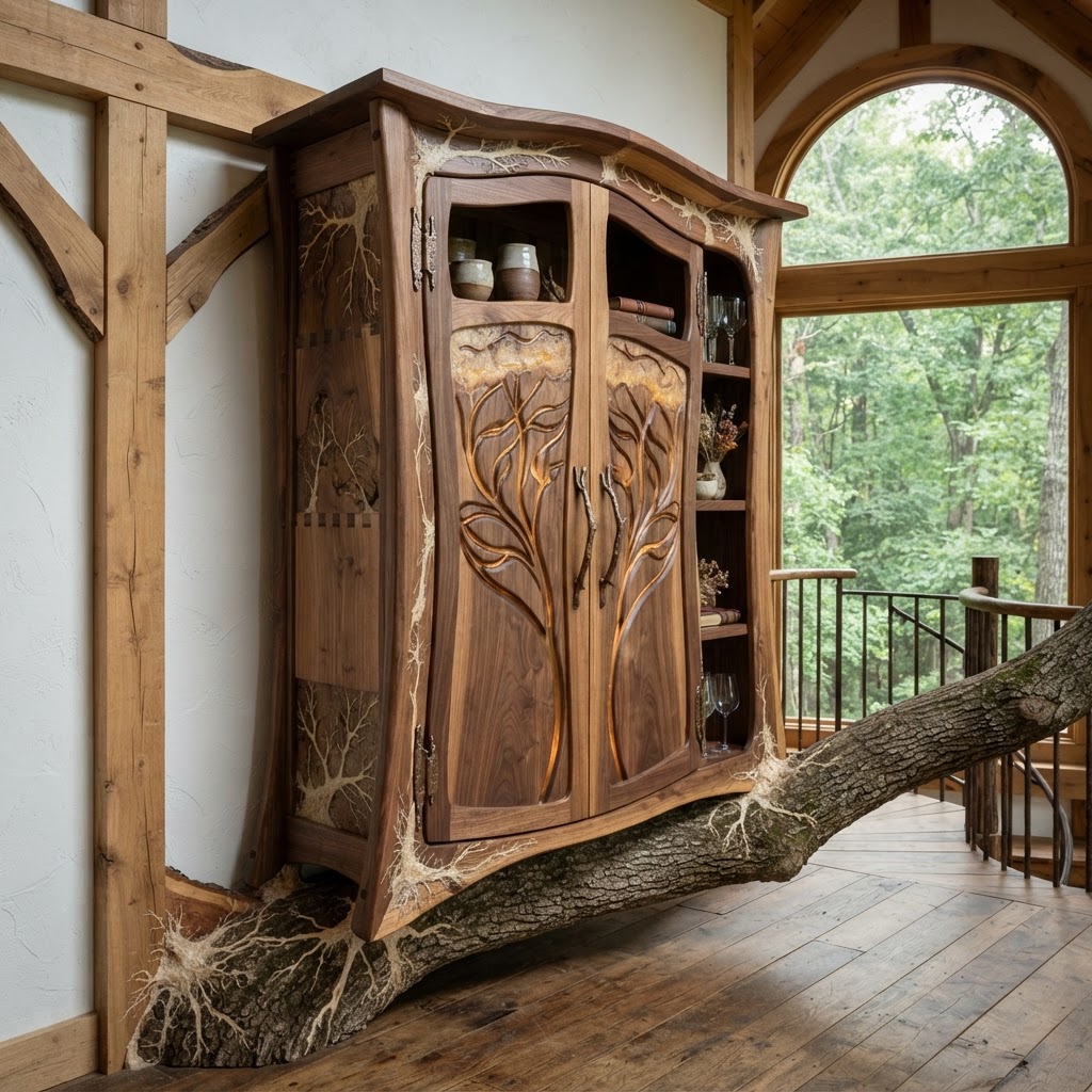 Bespoke Treetop Dendritic Mycelium-Infused Phyto-Gravitic Sap-Pulse Canopy Cloud-Anchor Armoire