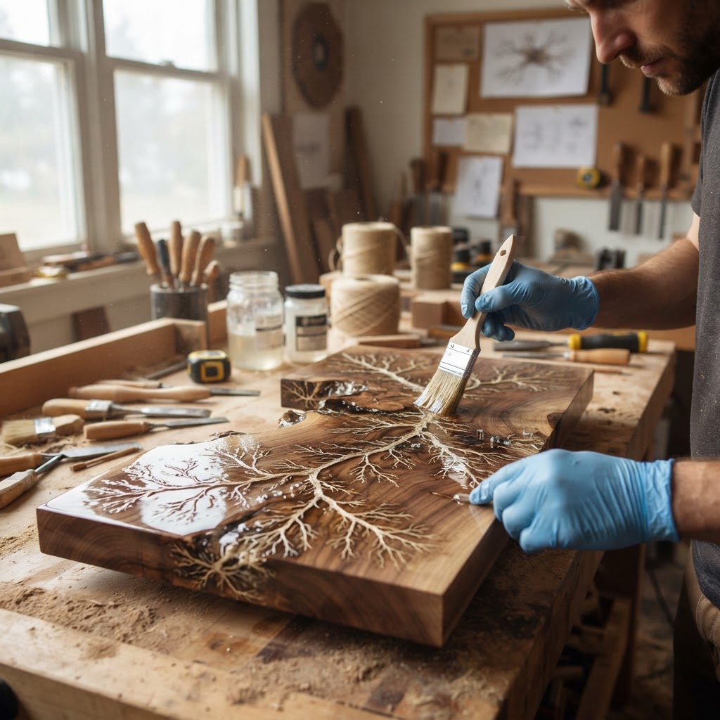 Bespoke Treetop Dendritic Mycelium-Infused Phyto-Entropic Sap-Flow Canopy Zenith-Oriented Meditation Plinth — step 3