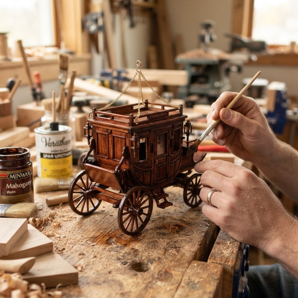 Victorian Miniature Carriage Seed Coach — step 4