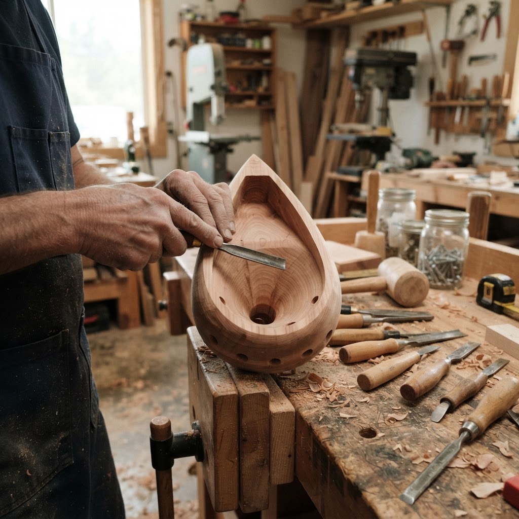 Aeronautical Aviary Propeller-Driven Seed Spinner — step 1