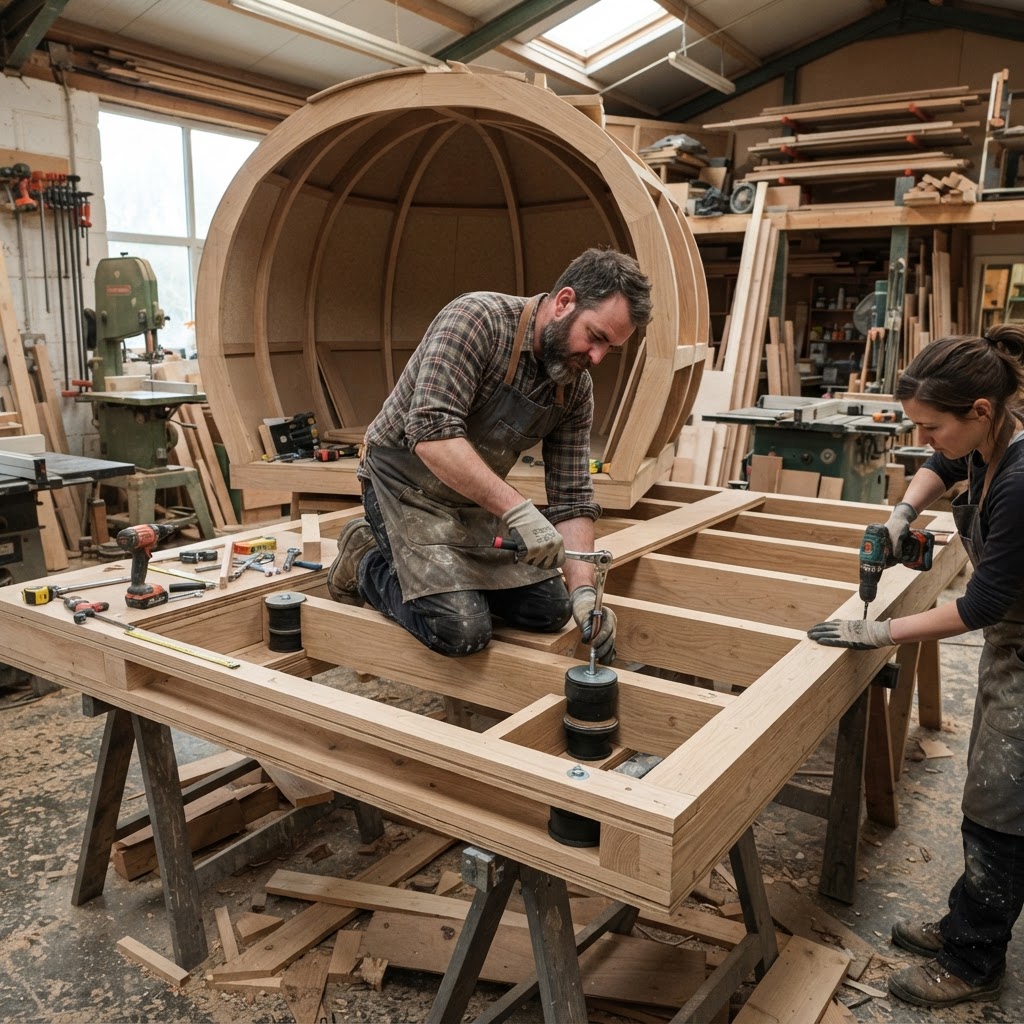 Bespoke Treetop Phonographic Echo-Chamber Pod — step 3