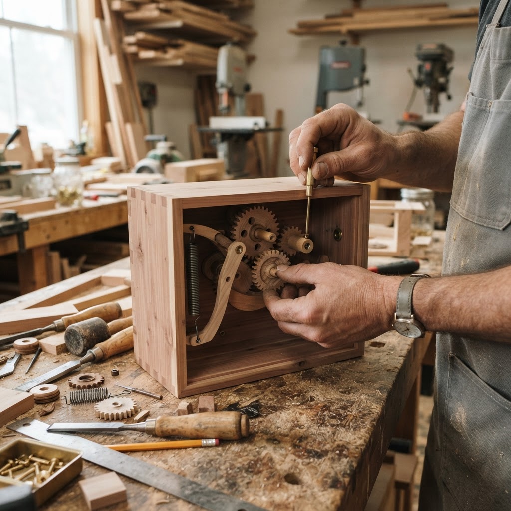Clockwork Automaton Bird Feeder — step 1