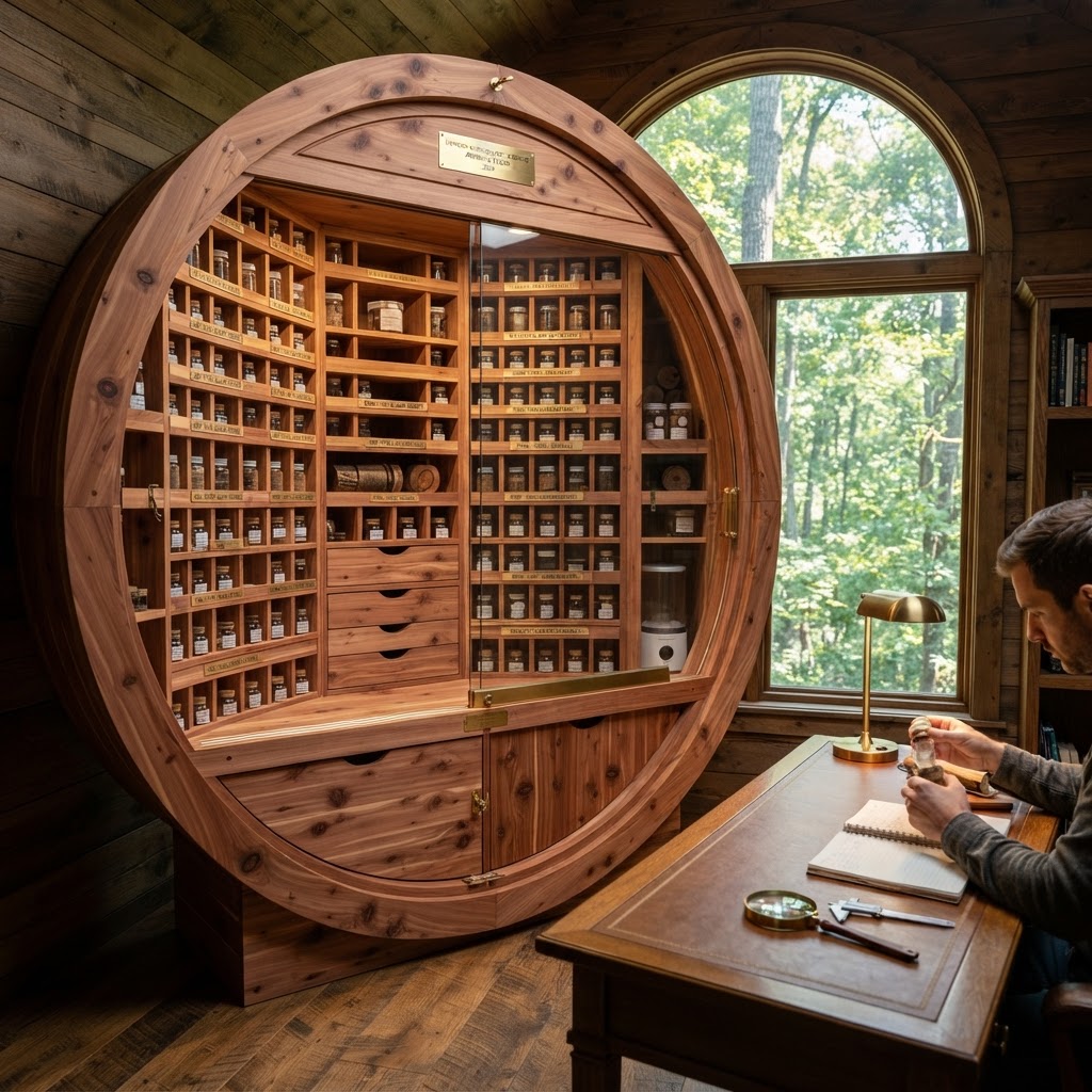 Aromatic Cedar Dendro-Chronology Archive Niche