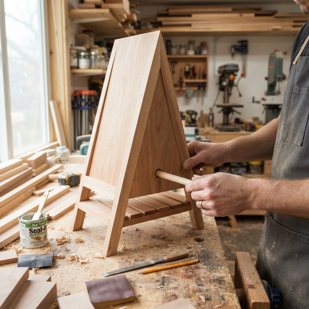 Mid-Century Modern A-Frame Seed Silo — step 3