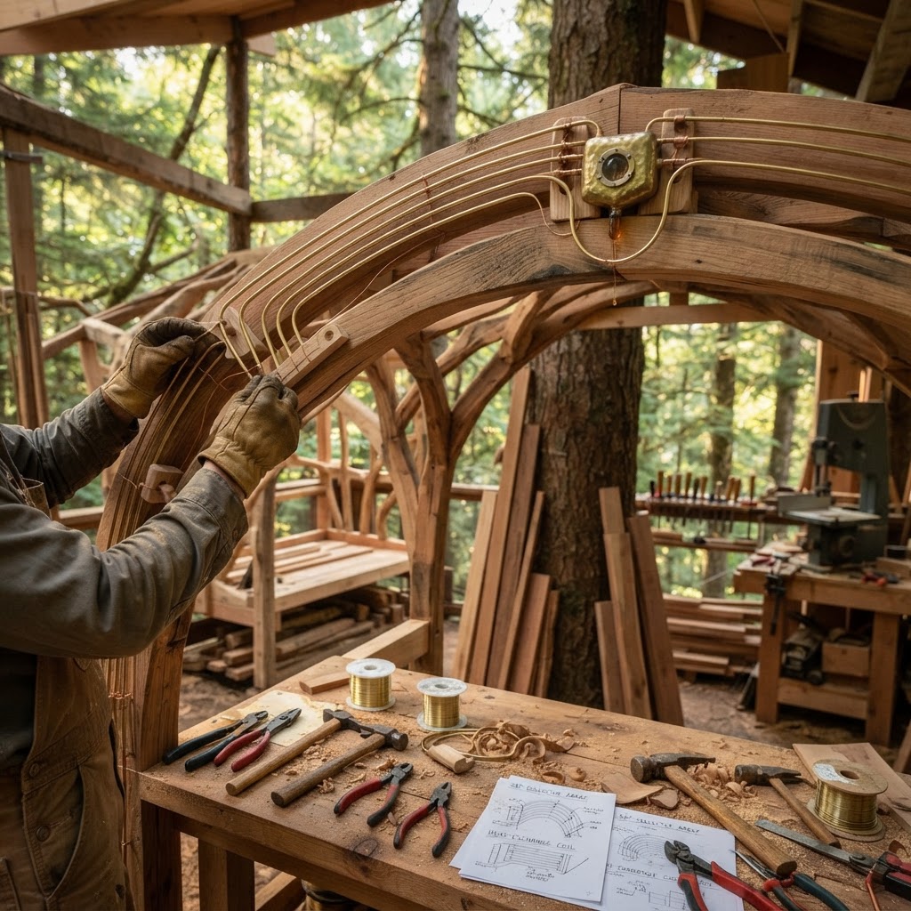 Bespoke Treetop Dendritic Mycelium-Infused Phyto-Thermal Sap-Condensation Sauna — step 3