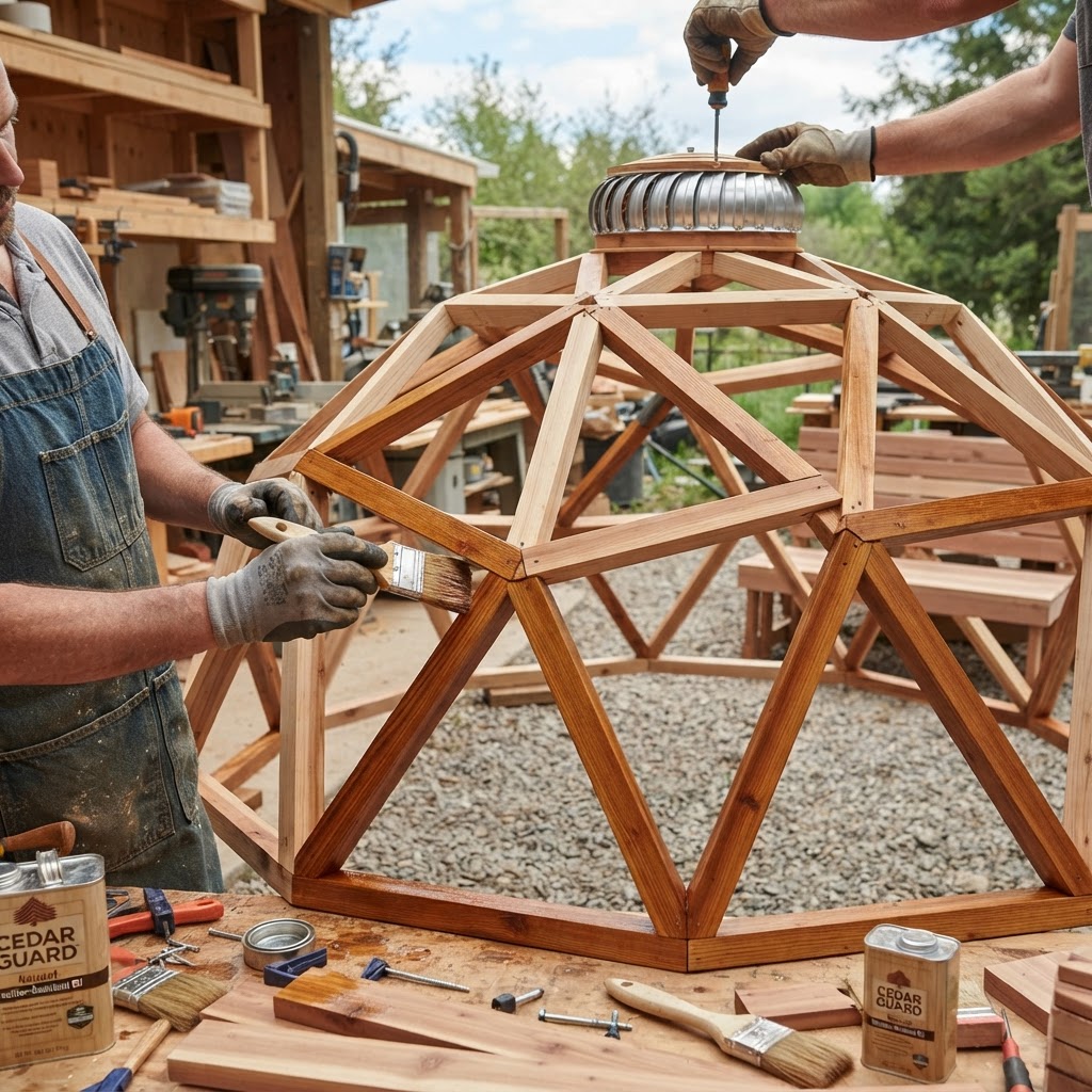 Crystalline Geodesic Dome Seed Greenhouse — step 4