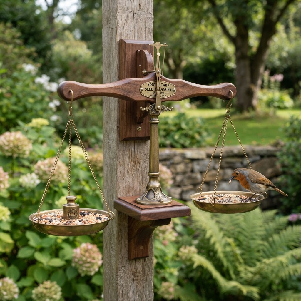 Vintage Brass Apothecary Scale Seed Balancer