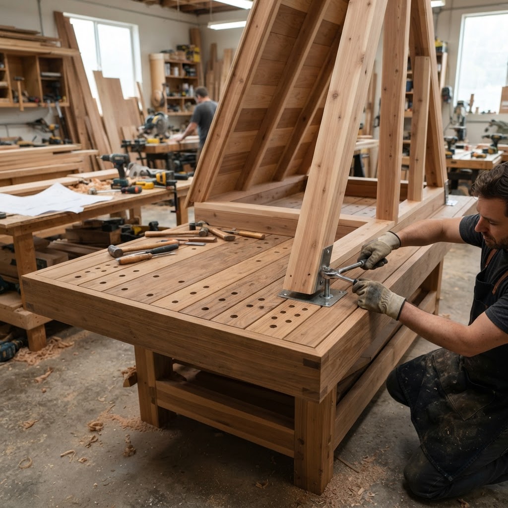 Modular Mid-Century Modern A-Frame Seed Cabin — step 3