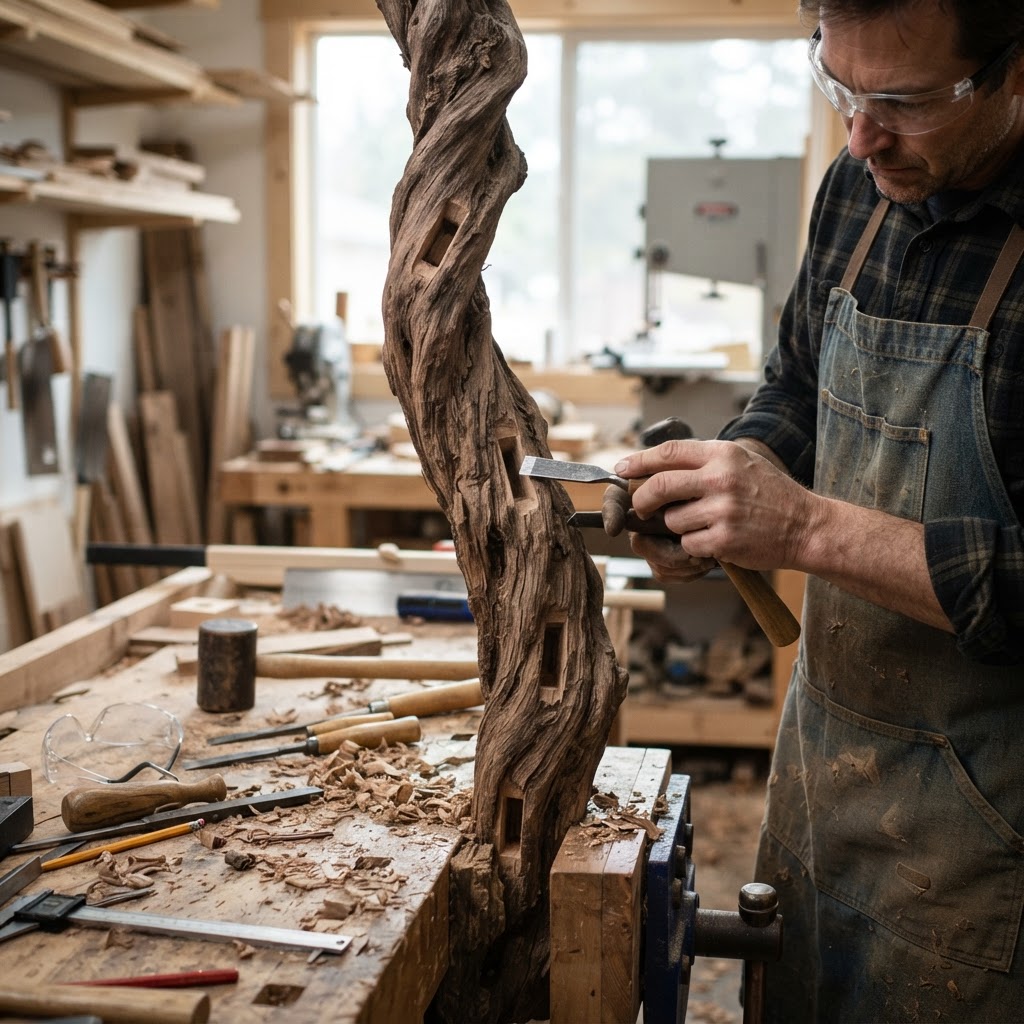 Bonsai-Inspired Floating Cloud Japanese Maple Seed Pavilion — step 1