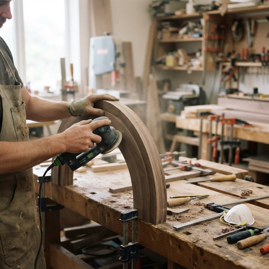 Art Deco Sunburst Archway Seed Arcade — step 1