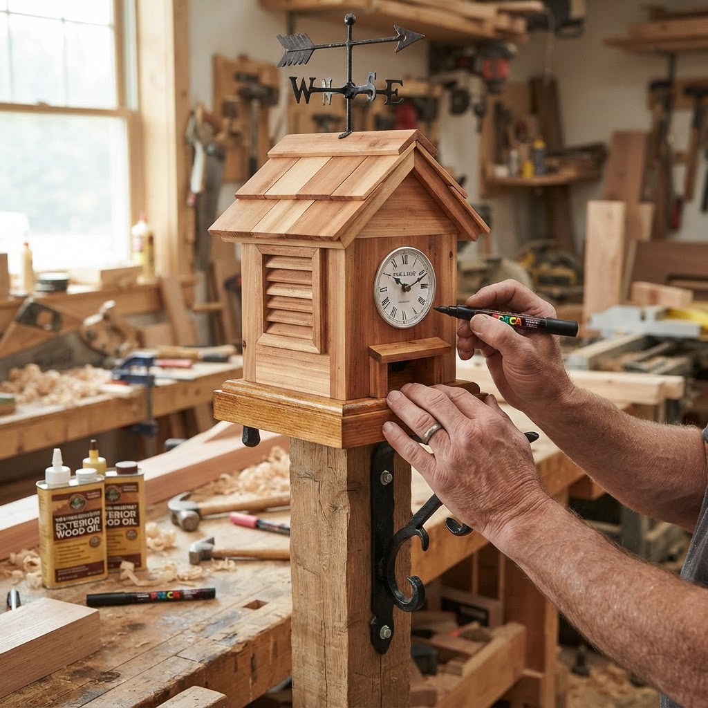 Weather-Vane Clock Tower Seed Cupola — step 4