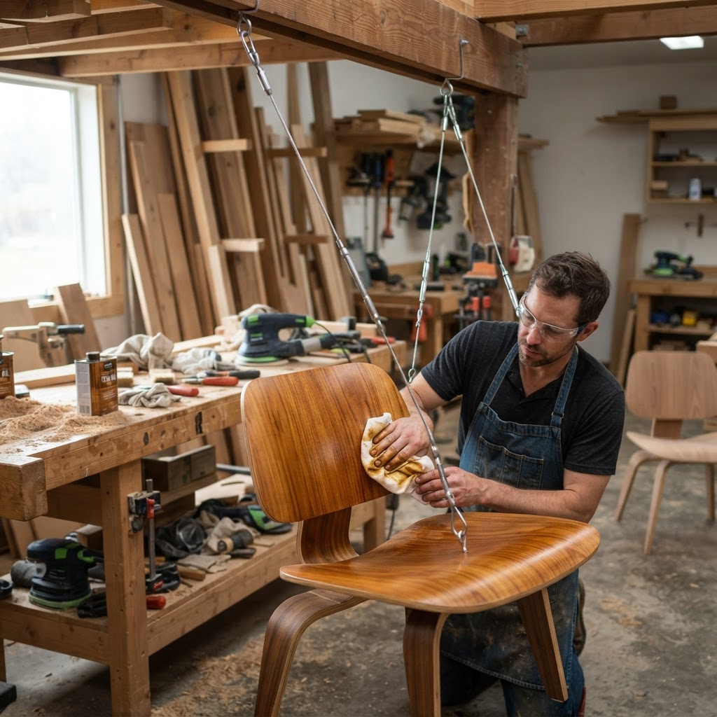 Mid-Century Modern Eames-Inspired Seed Lounge — step 4