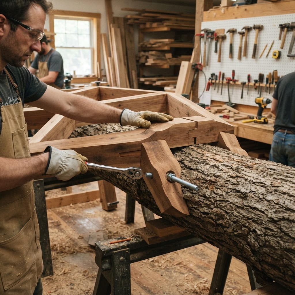 Bespoke Treetop Dendritic Mycelium-Infused Phyto-Gravitic Sap-Flow Canopy Zenith-Harmonic Meditation Plinth — step 1