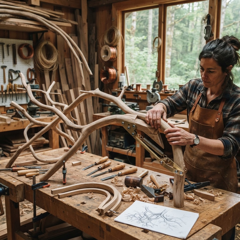 Bespoke Treetop Dendritic Phyto-Static Electro-Atmospheric Loom — step 1