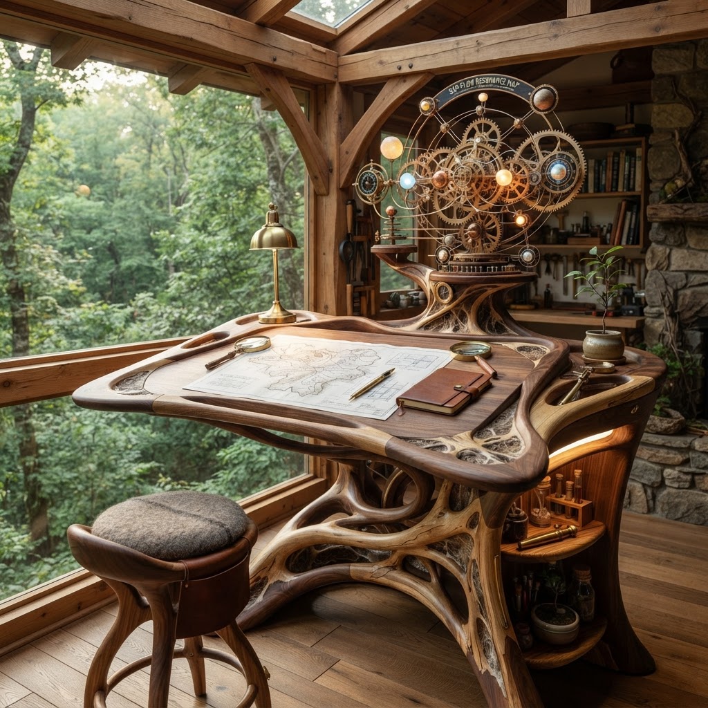 Bespoke Treetop Dendritic Mycelium-Infused Phyto-Synaptic Sap-Flow Canopy Resonance-Orrery Drafting Bureau