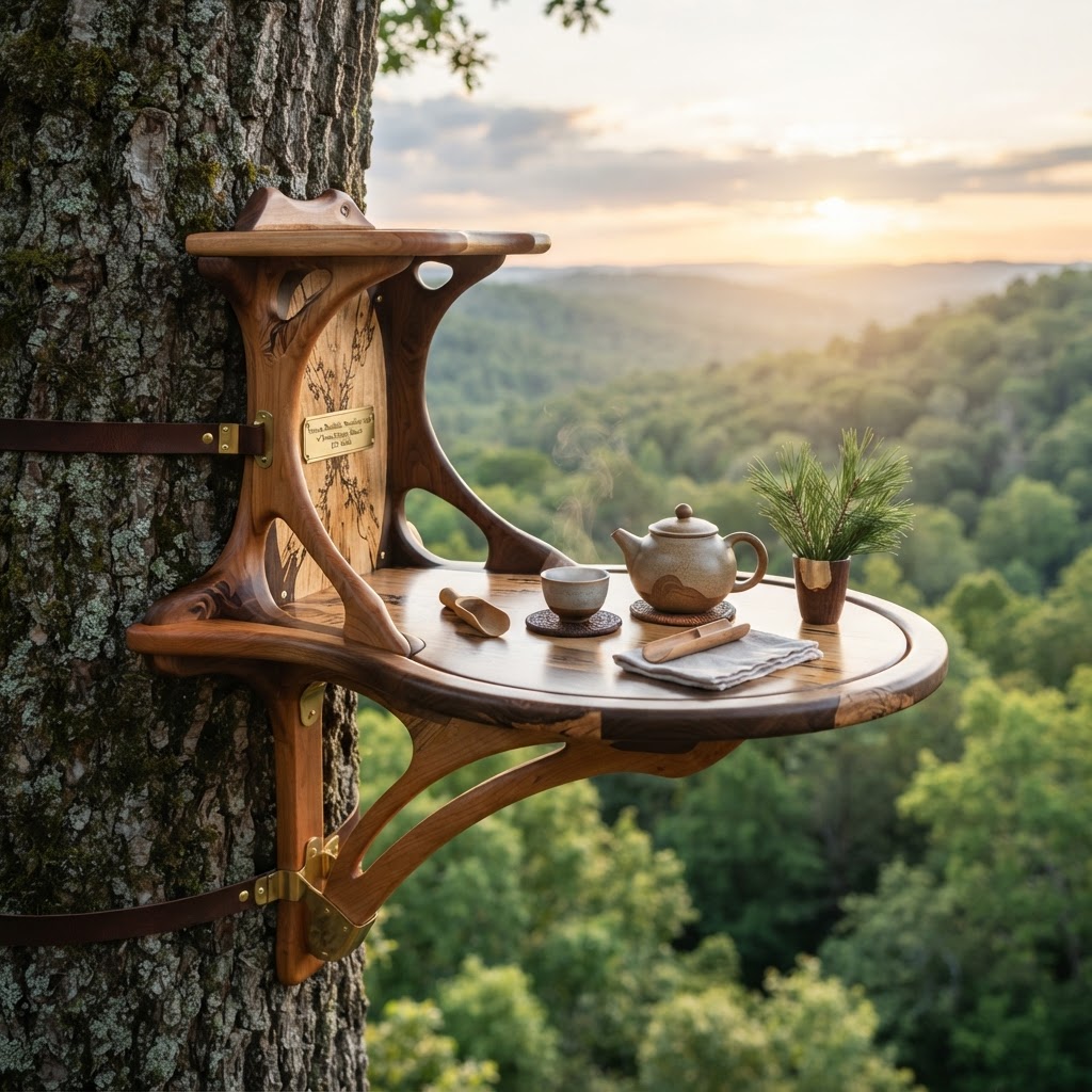 Bespoke Treetop Dendritic Mycelium-Infused Phyto-Syntropic Sap-Flow Canopy Horizon-Mapping Tea Valet
